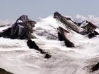 Schalfkogel 3540 m und Hohe Wilde 3482 m im Hintergrund
