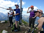 Am Schafreiter, 2100 m, Rita, Hans, Veronika und Uschi